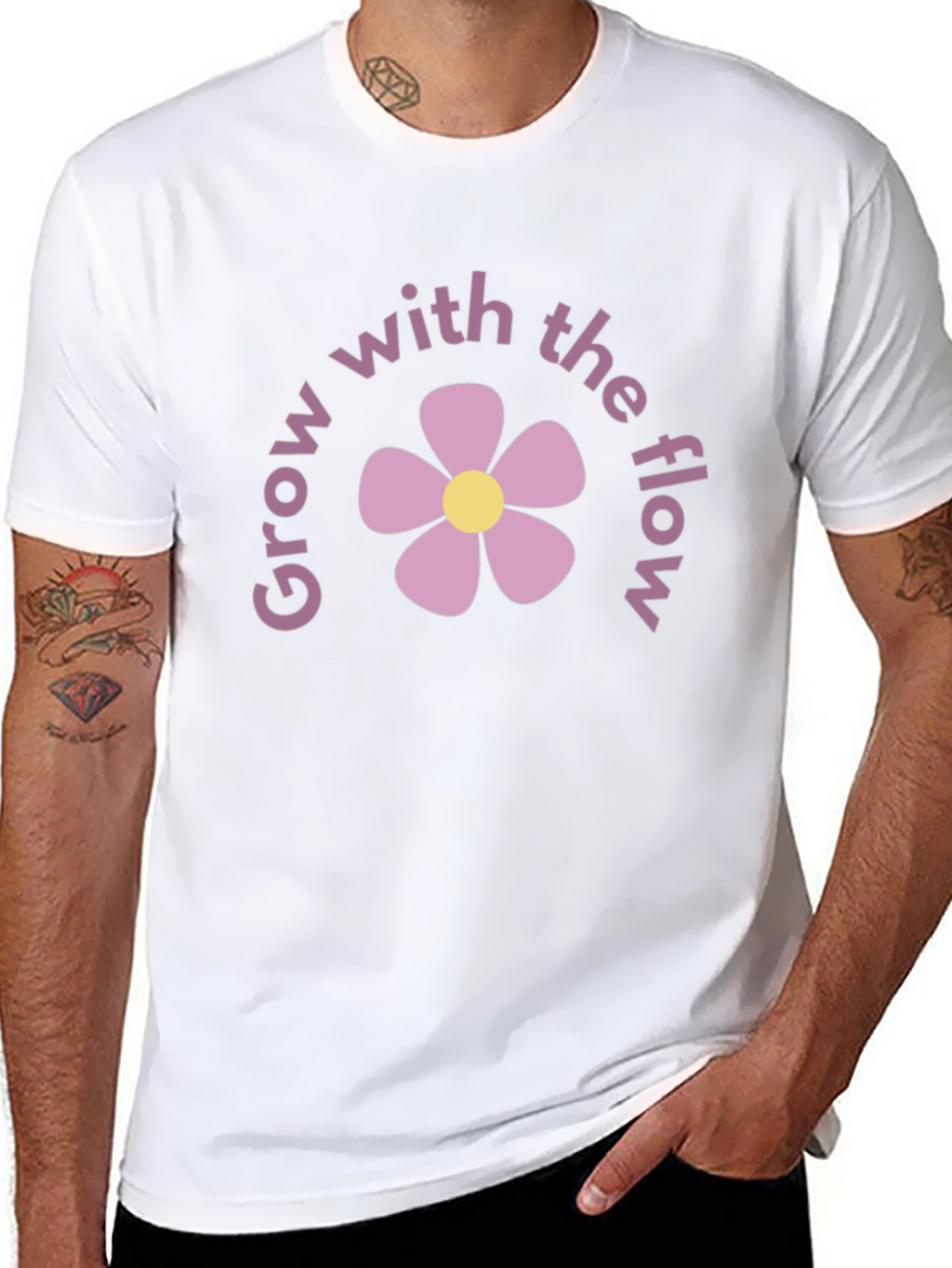 Grow With The Flow Graphic T-Shirt