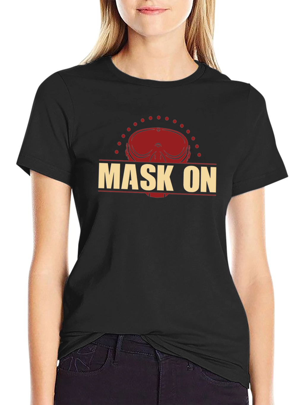 Mask On Graphic T-Shirt - Protective Style