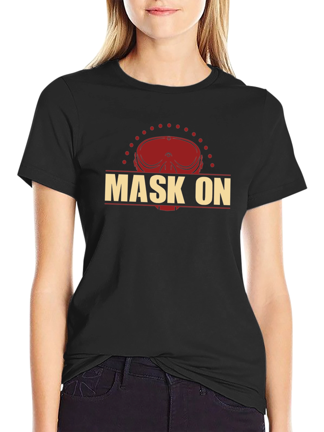 Mask On Graphic T-Shirt - Protective Style