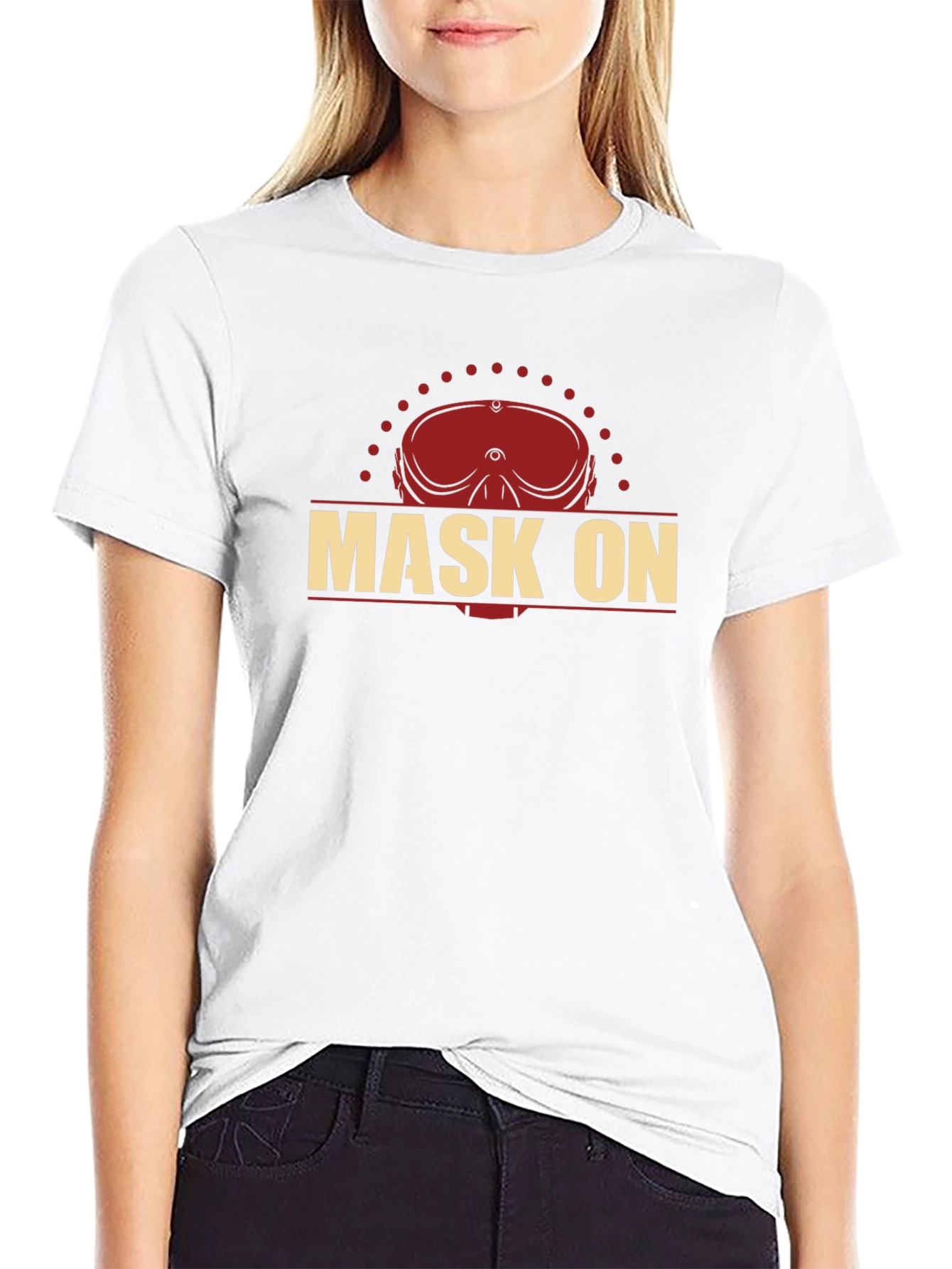 Mask On Graphic T-Shirt - Protective Style