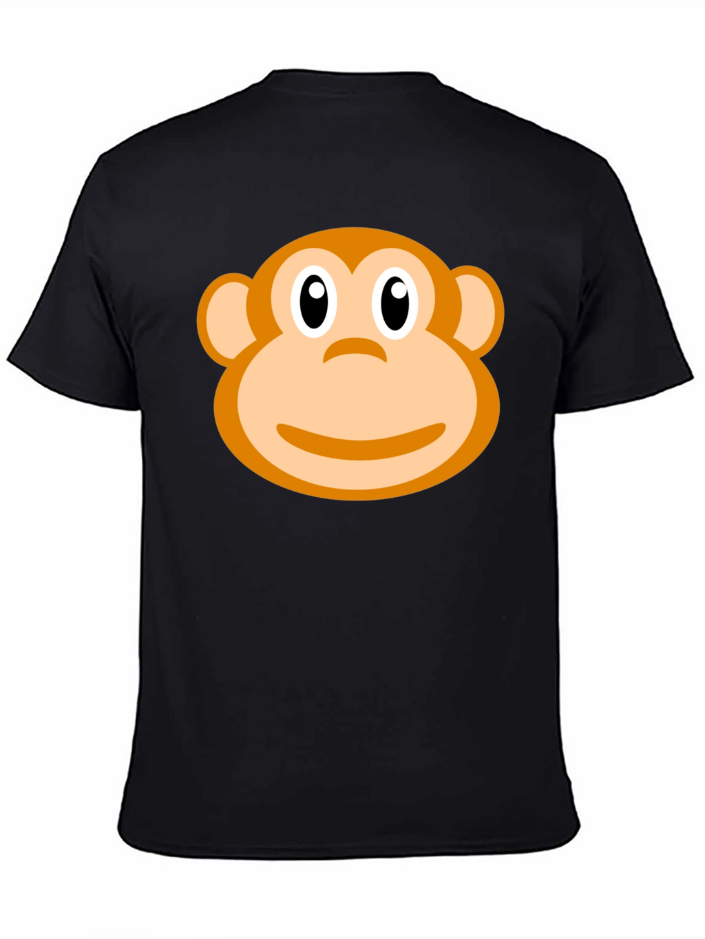 Monkey Face Graphic Print T-Shirt