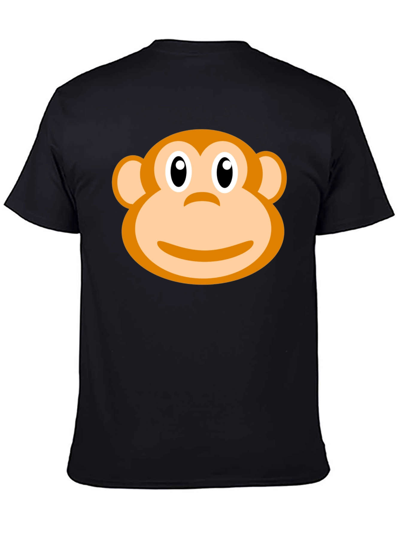 Monkey Face Graphic Print T-Shirt