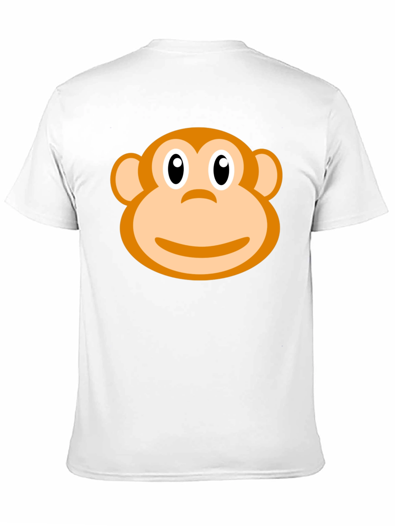 Monkey Face Graphic Print T-Shirt