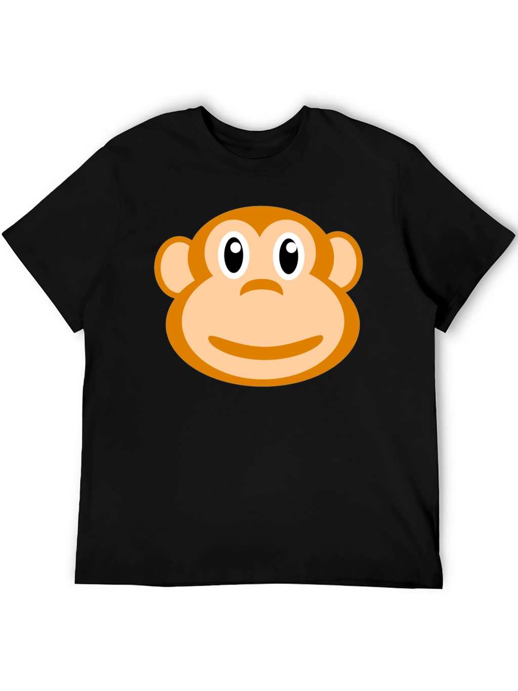 Monkey Face Graphic Print T-Shirt