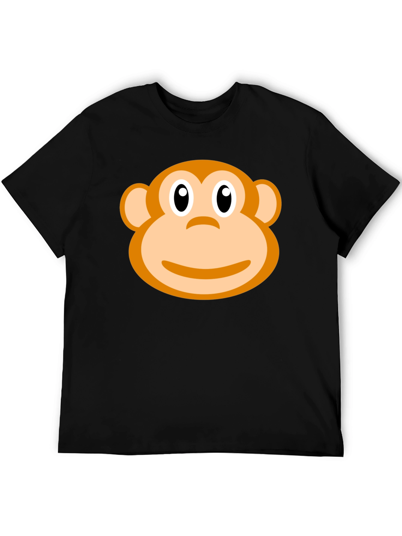 Monkey Face Graphic Print T-Shirt