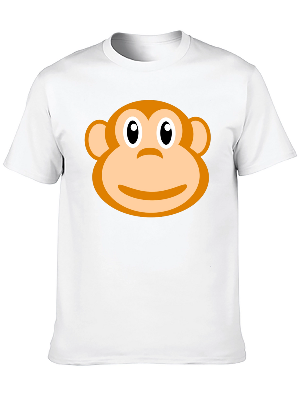 Monkey Face Graphic Print T-Shirt