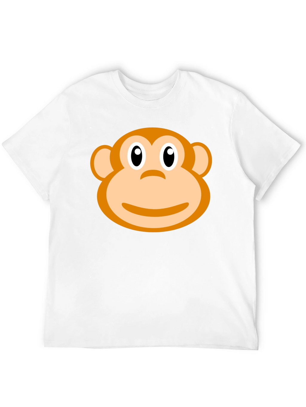 Monkey Face Graphic Print T-Shirt
