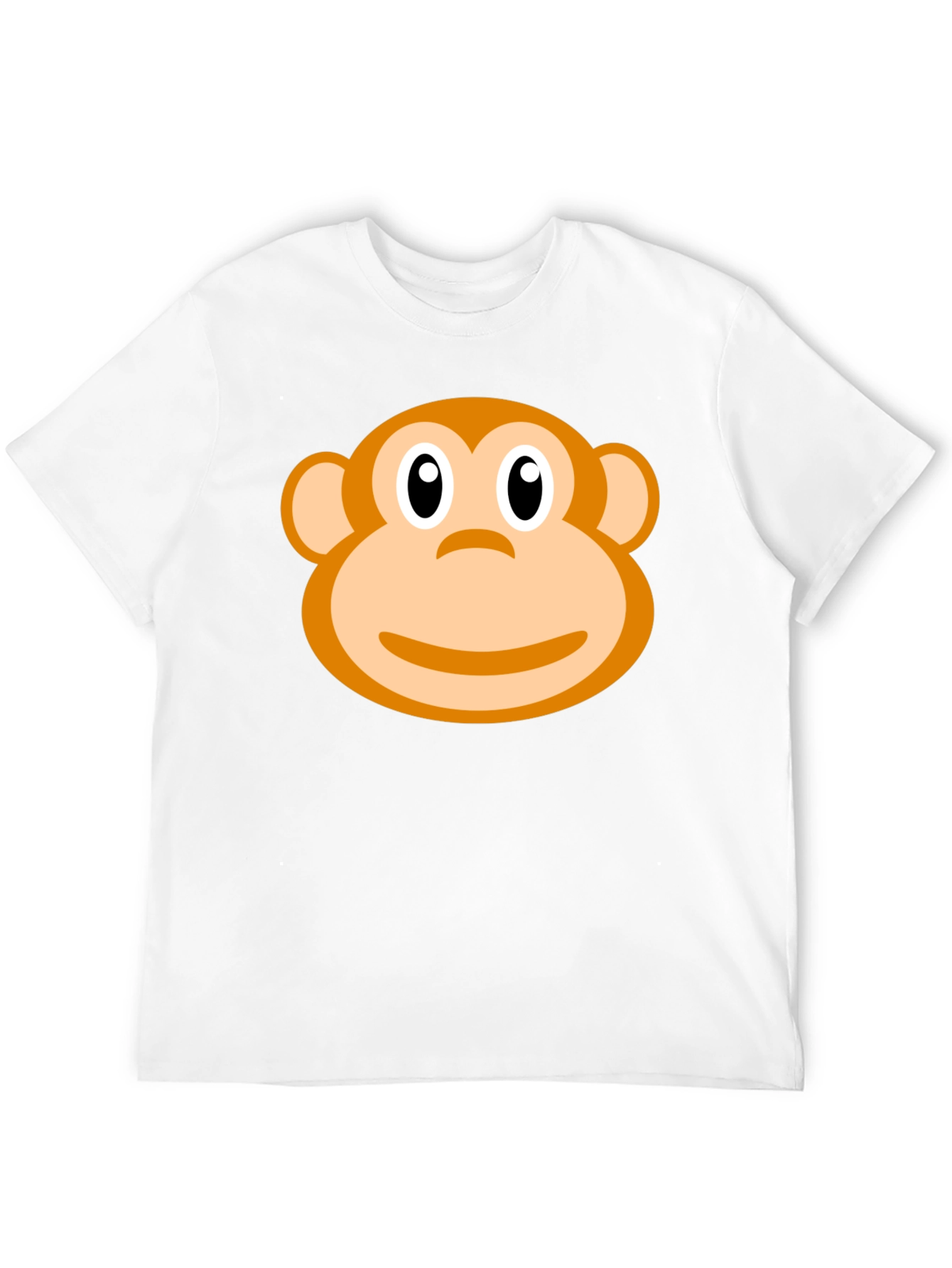 Monkey Face Graphic Print T-Shirt