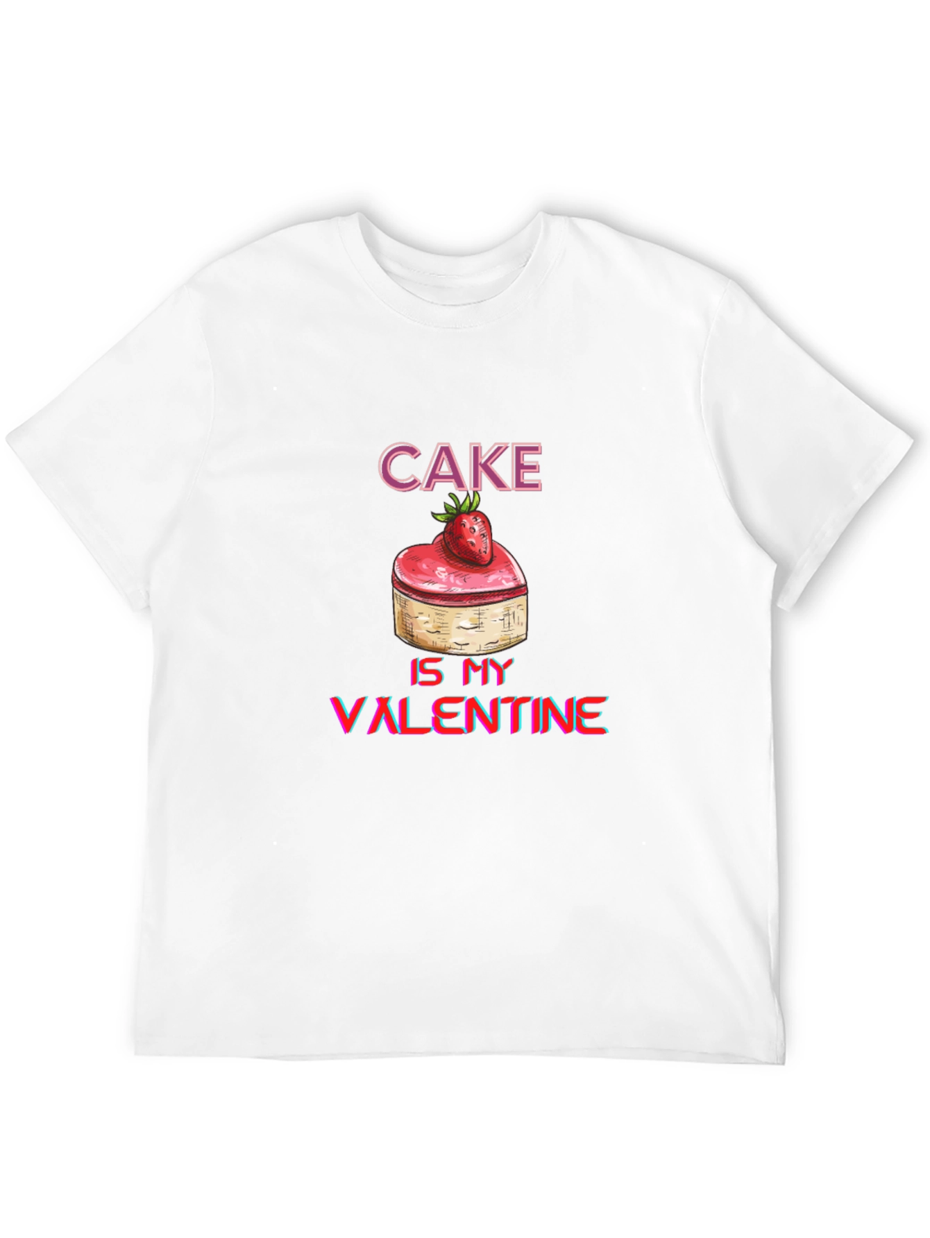 Cake Is My Valentine Graphic Tee