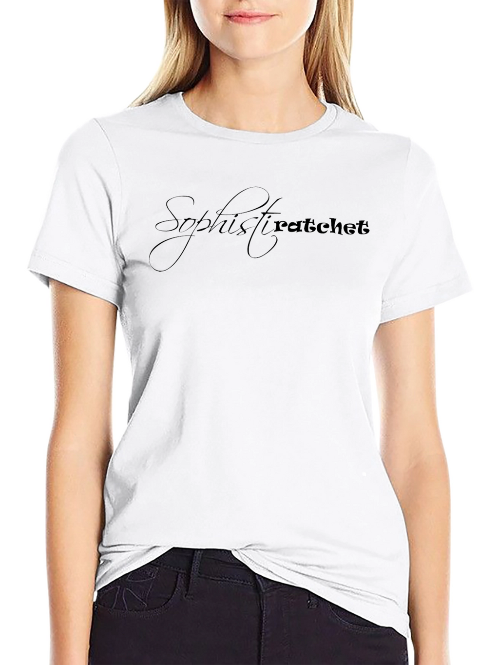 Sophistiratchet Black Graphic T-Shirt