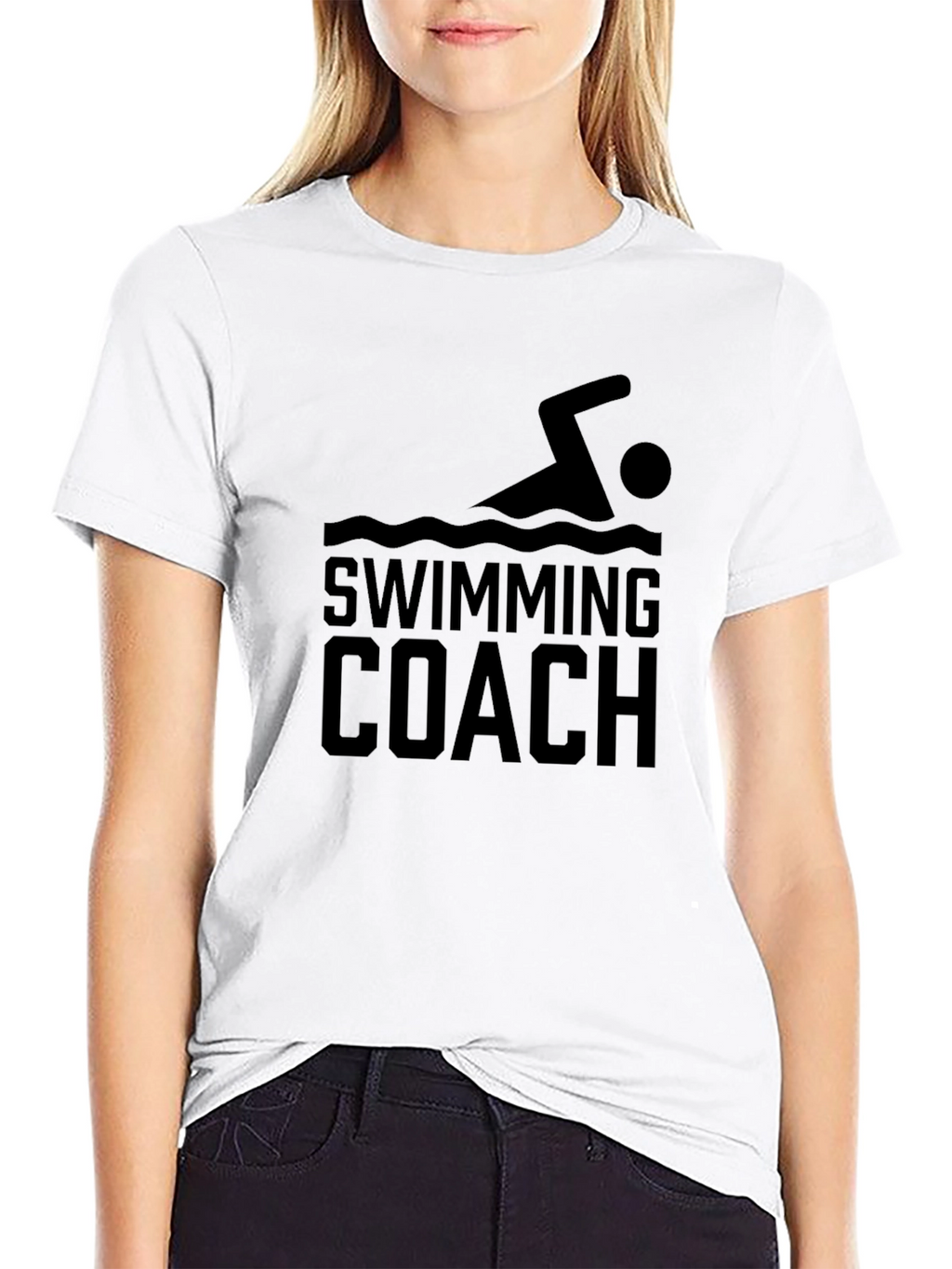 Swimming Coach Graphic Tee - Athlete Training