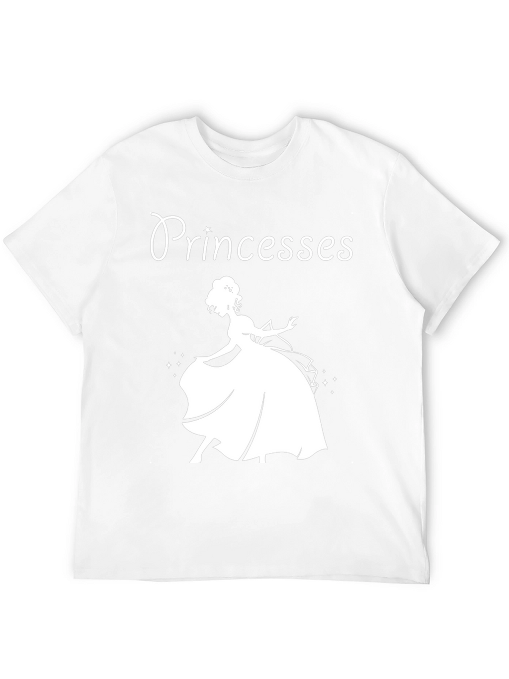Princesses Graphic Tee - Black Cotton T-Shirt