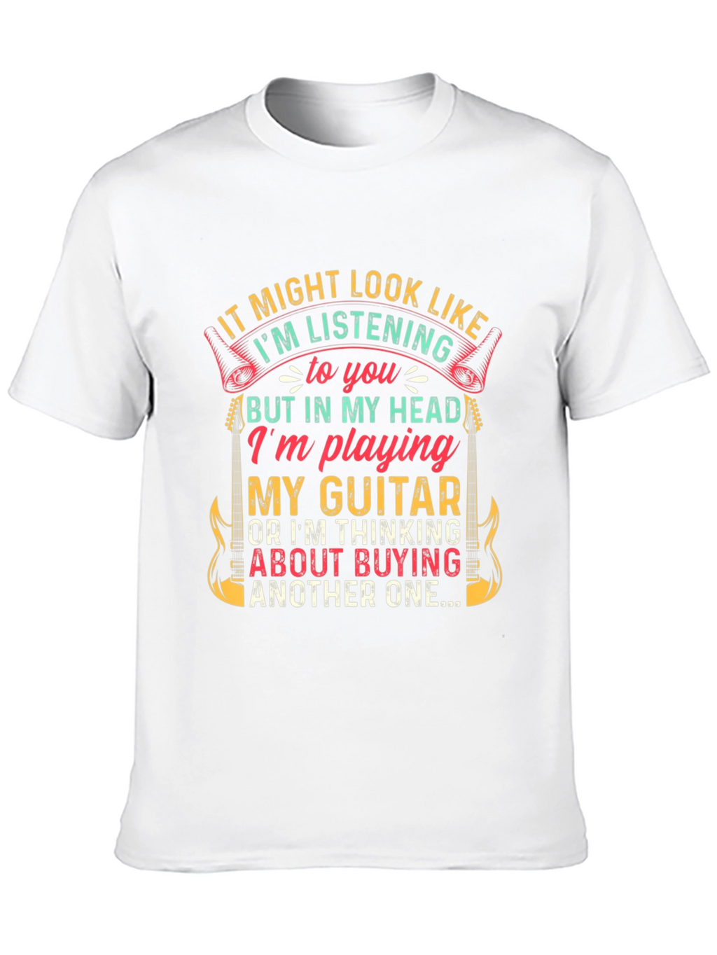 Guitar Player T-Shirt - Im Playing My Guitar