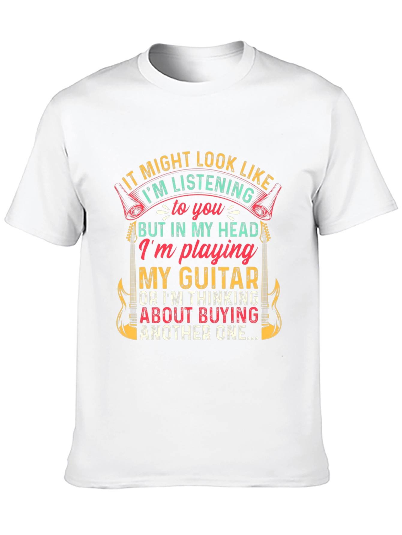 Guitar Player T-Shirt - Im Playing My Guitar