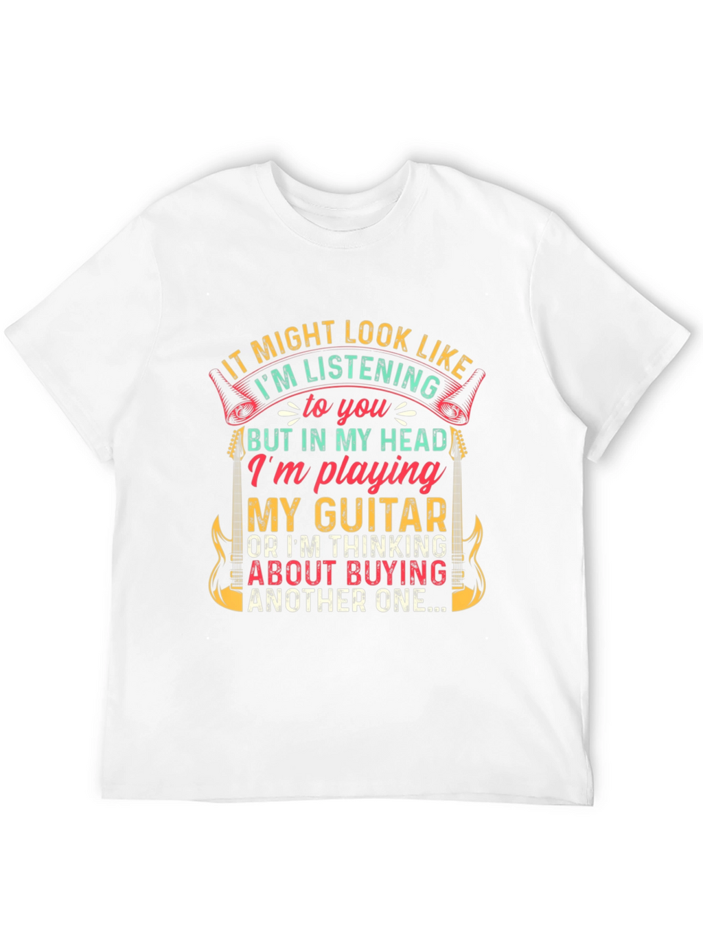 Guitar Player T-Shirt - Im Playing My Guitar