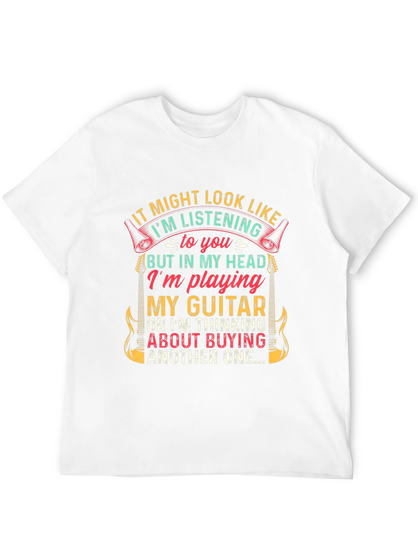 Guitar Player T-Shirt - Im Playing My Guitar