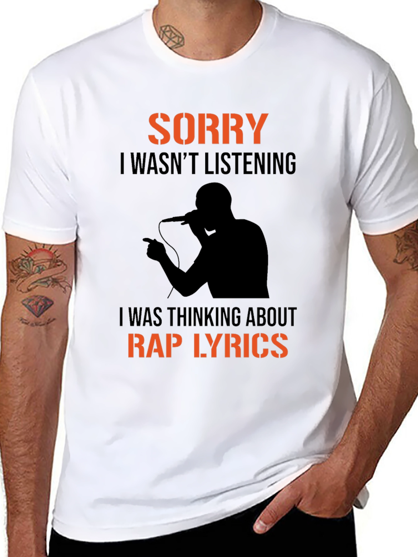 Funny Rap Lyrics T-Shirt