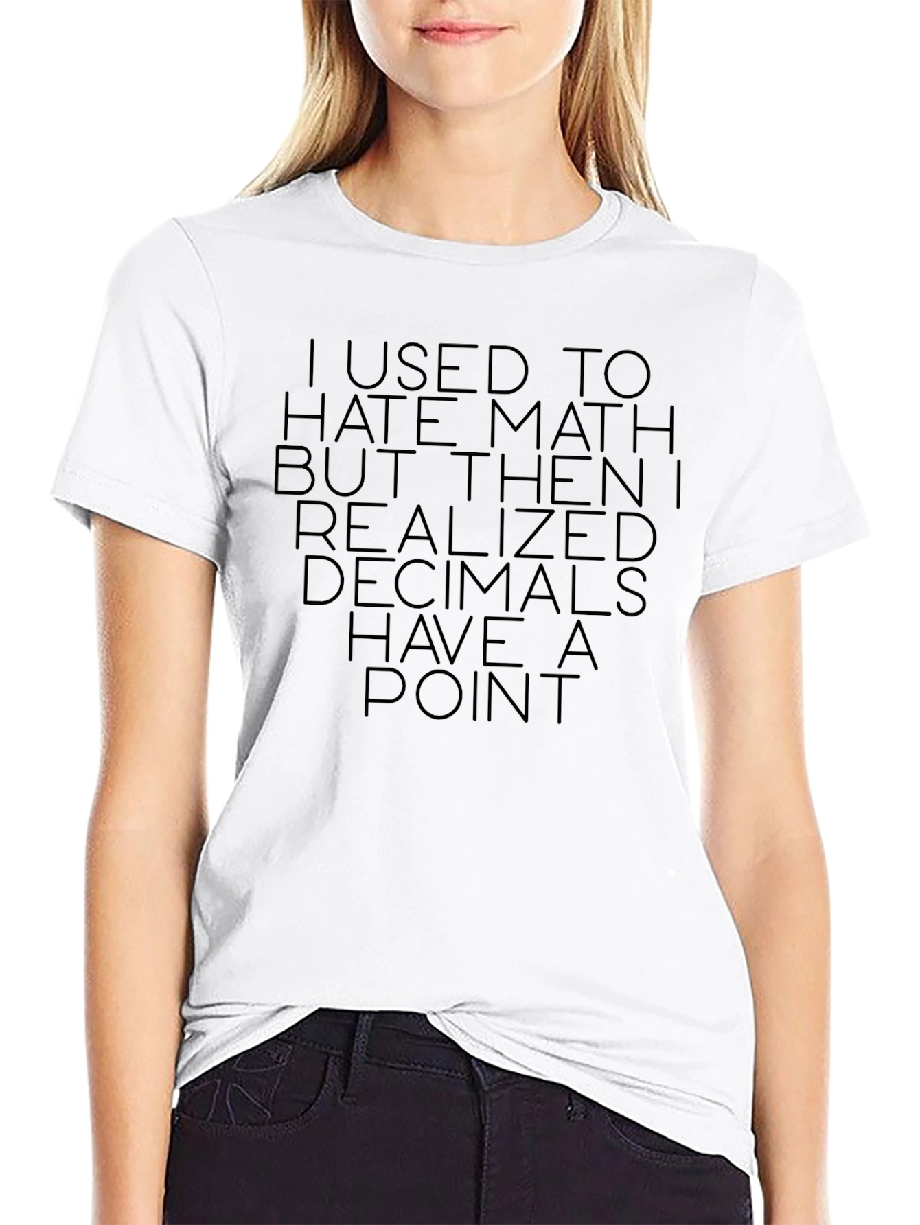 Math Humor T-Shirt: Decimals Have a Point Tee