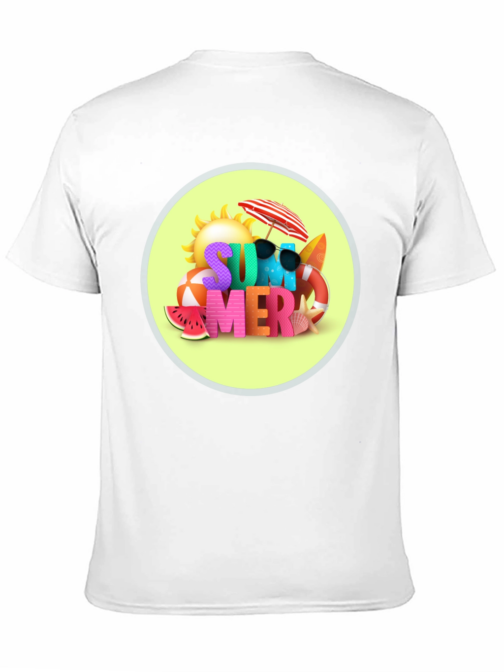 Summer Vibes Black T-Shirt