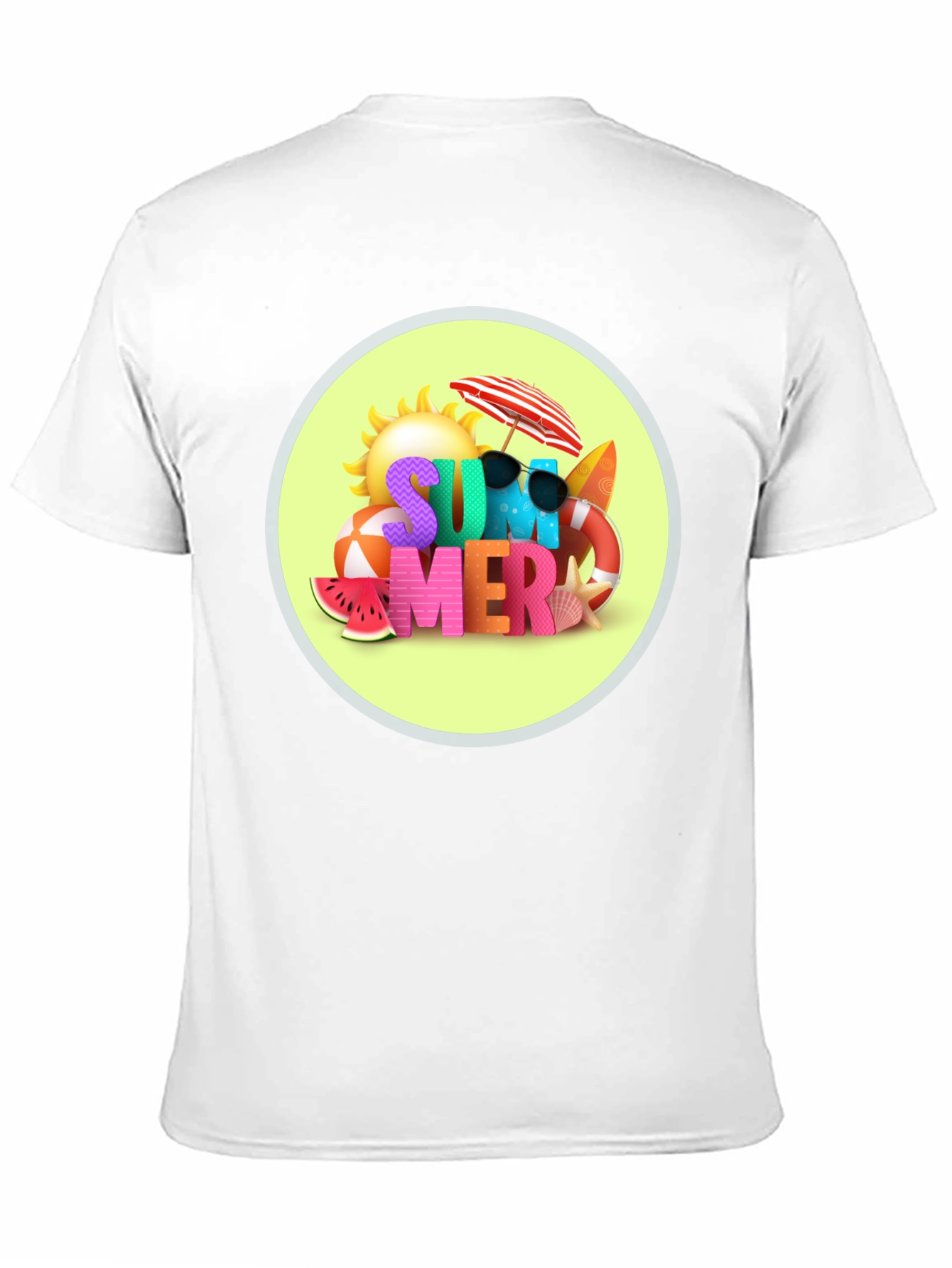 Summer Vibes Black T-Shirt