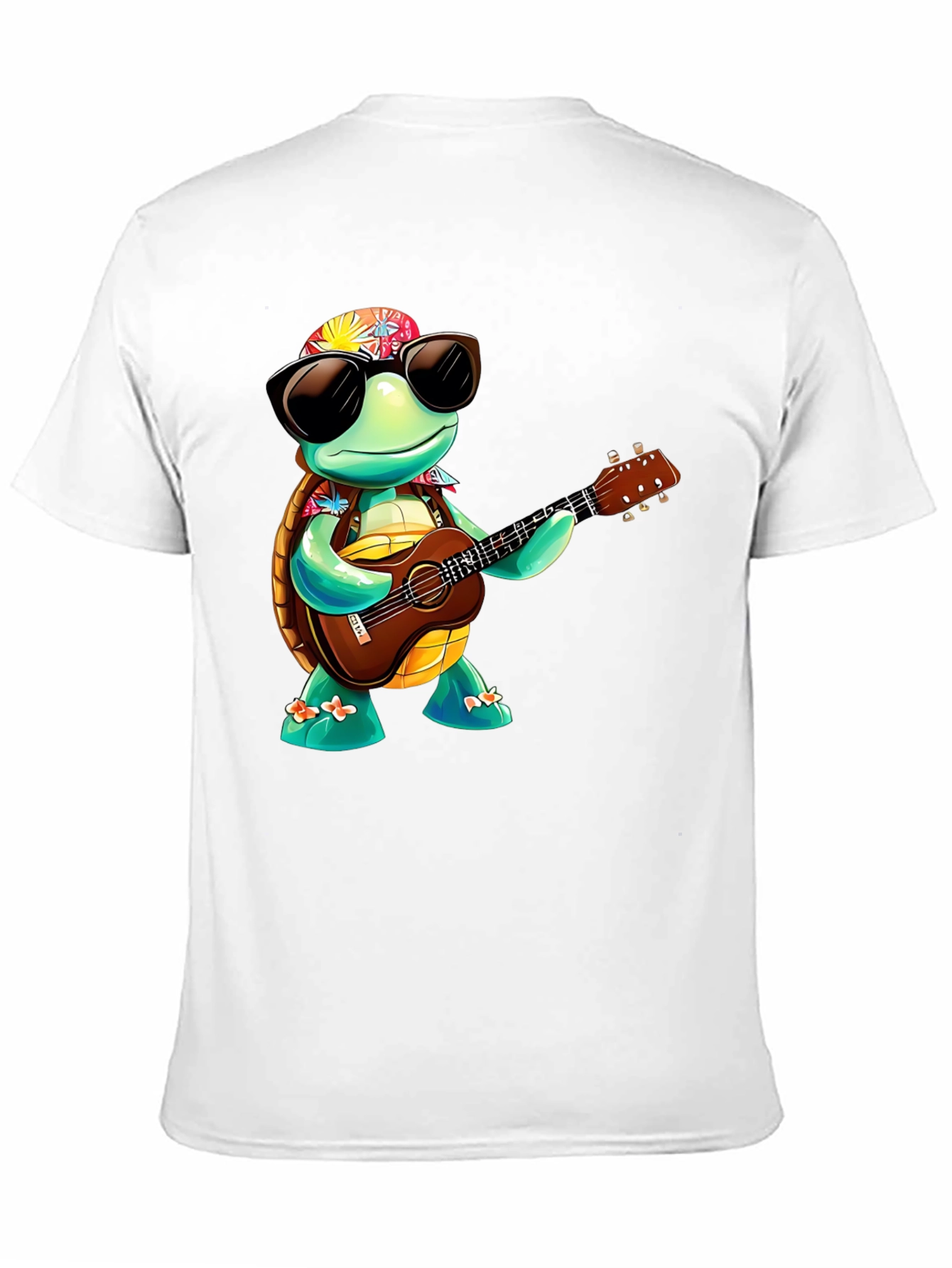 Turtle Hawaiian Guitar T-Shirt