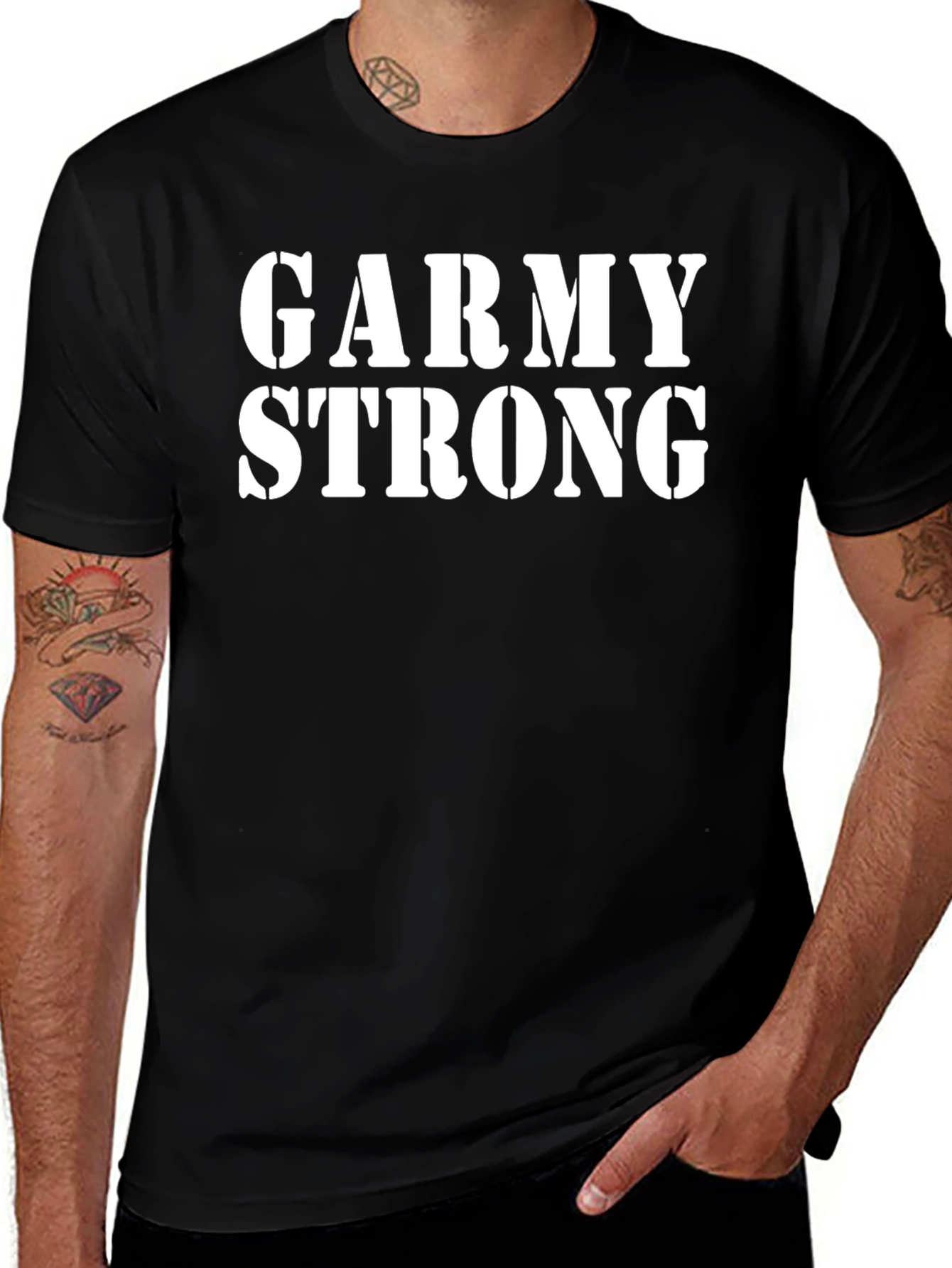 Garmy Strong Black T-Shirt