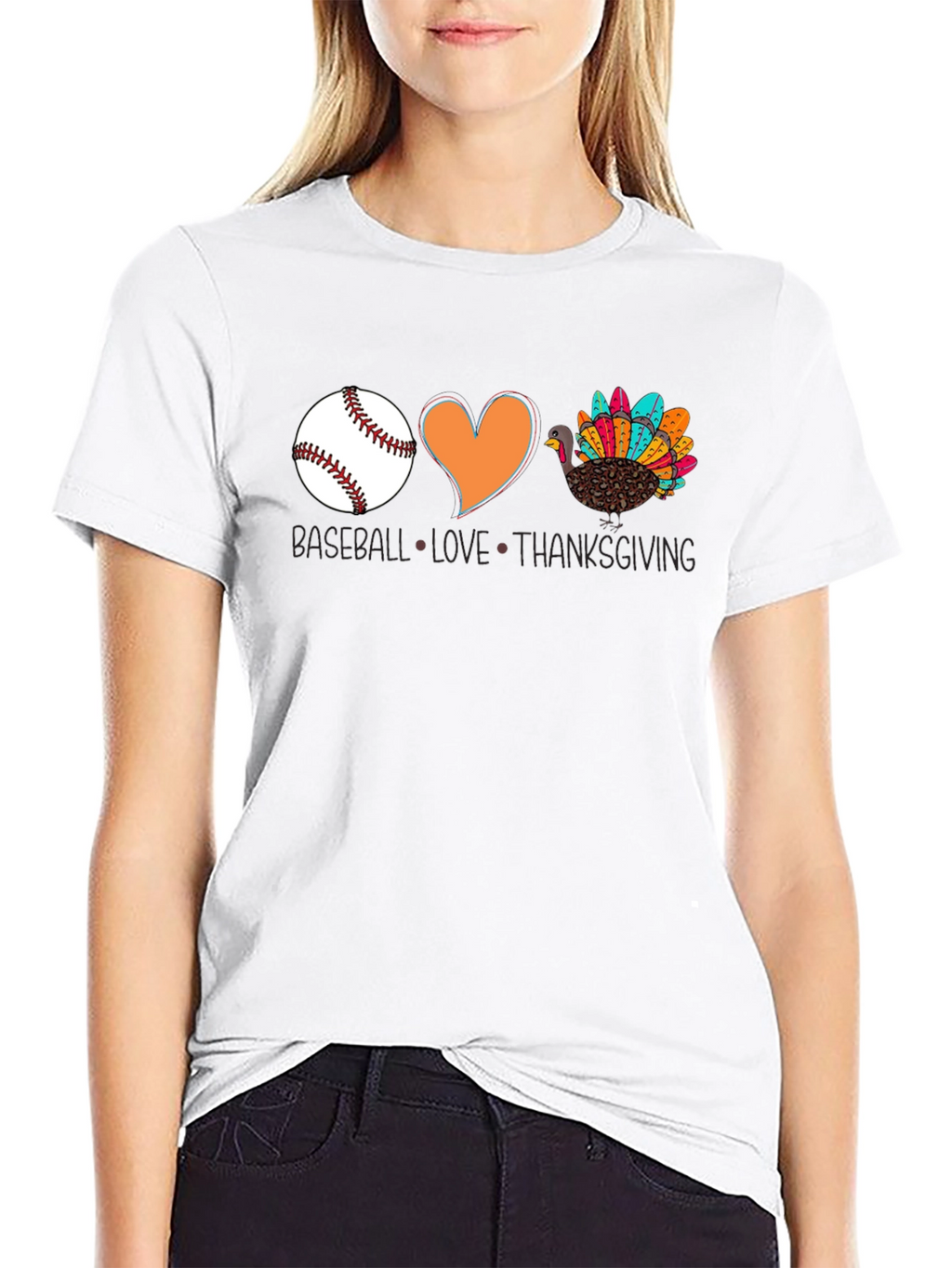 Baseball Love Thanksgiving T-Shirt