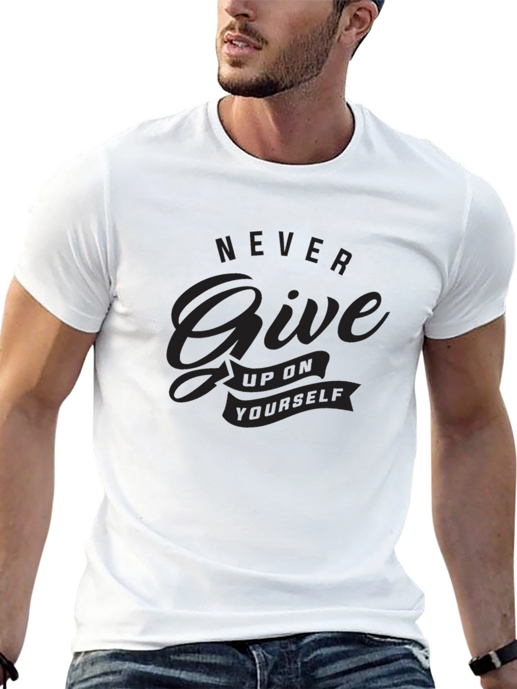 Motivational Never Give Up T-Shirt