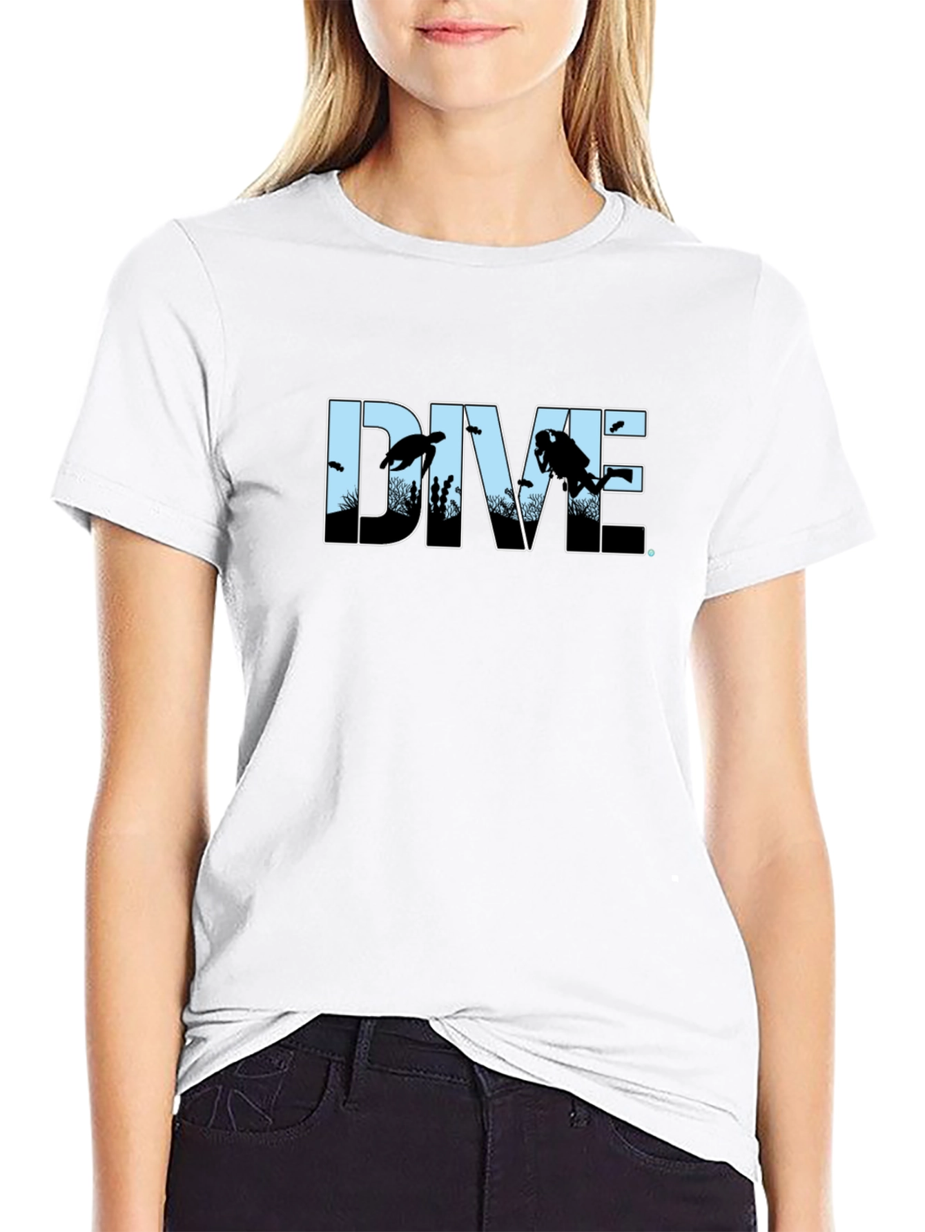 Dive Graphic Print T-Shirt