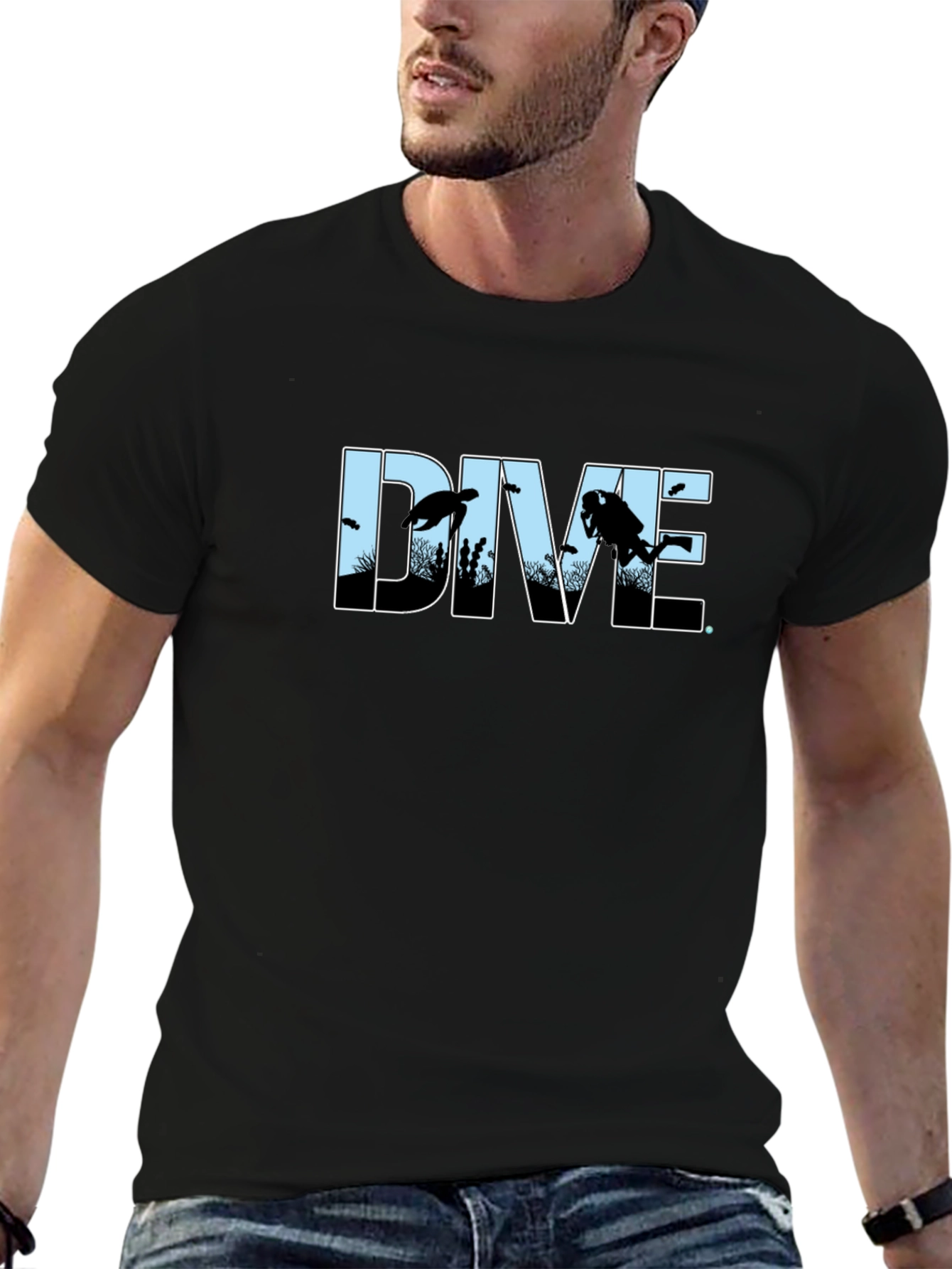 Dive Graphic Print T-Shirt