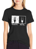 Plastic Metal Graphic T-Shirt - Music Lover Tee