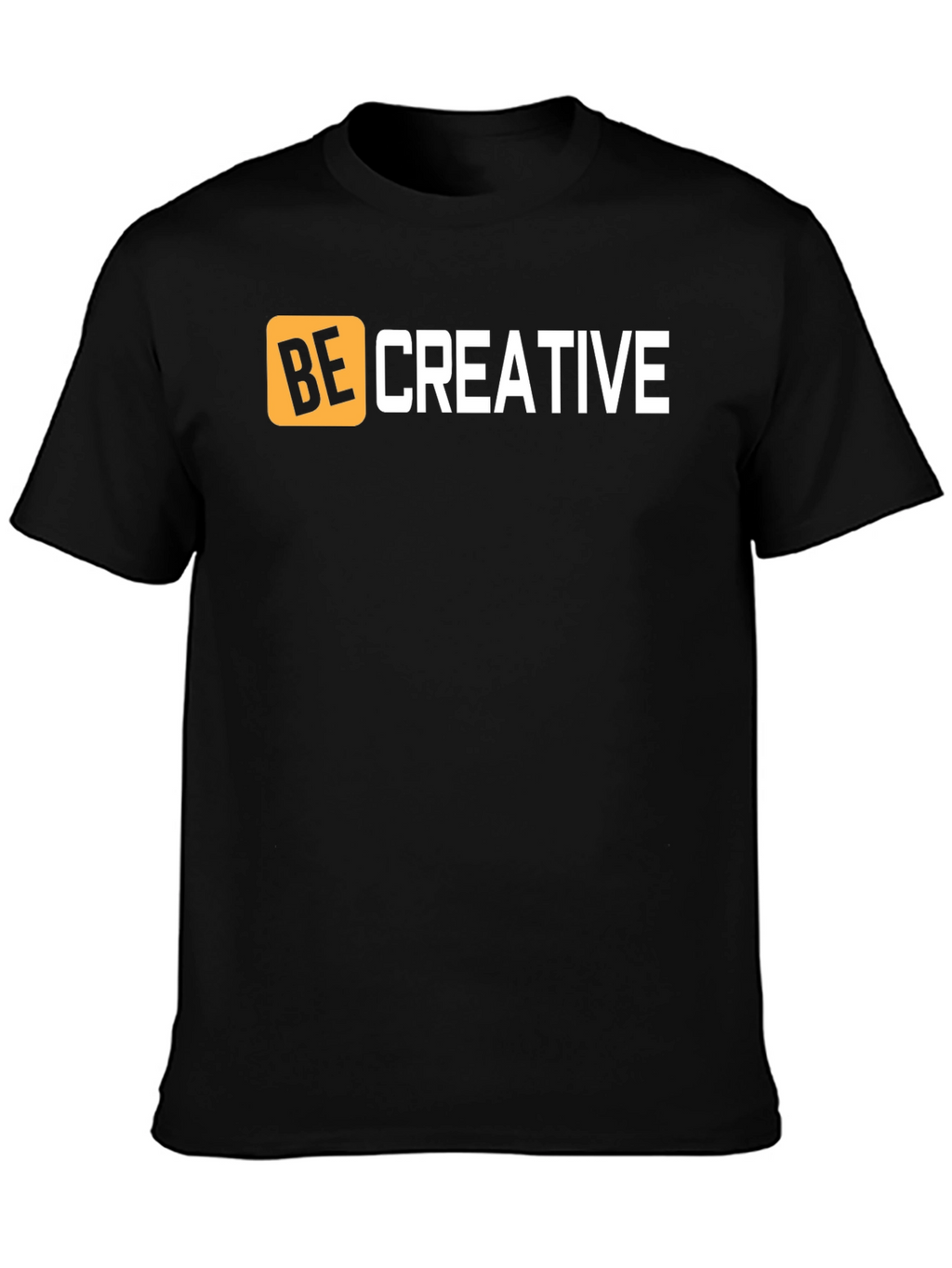 Be Creative Graphic Tee - Black