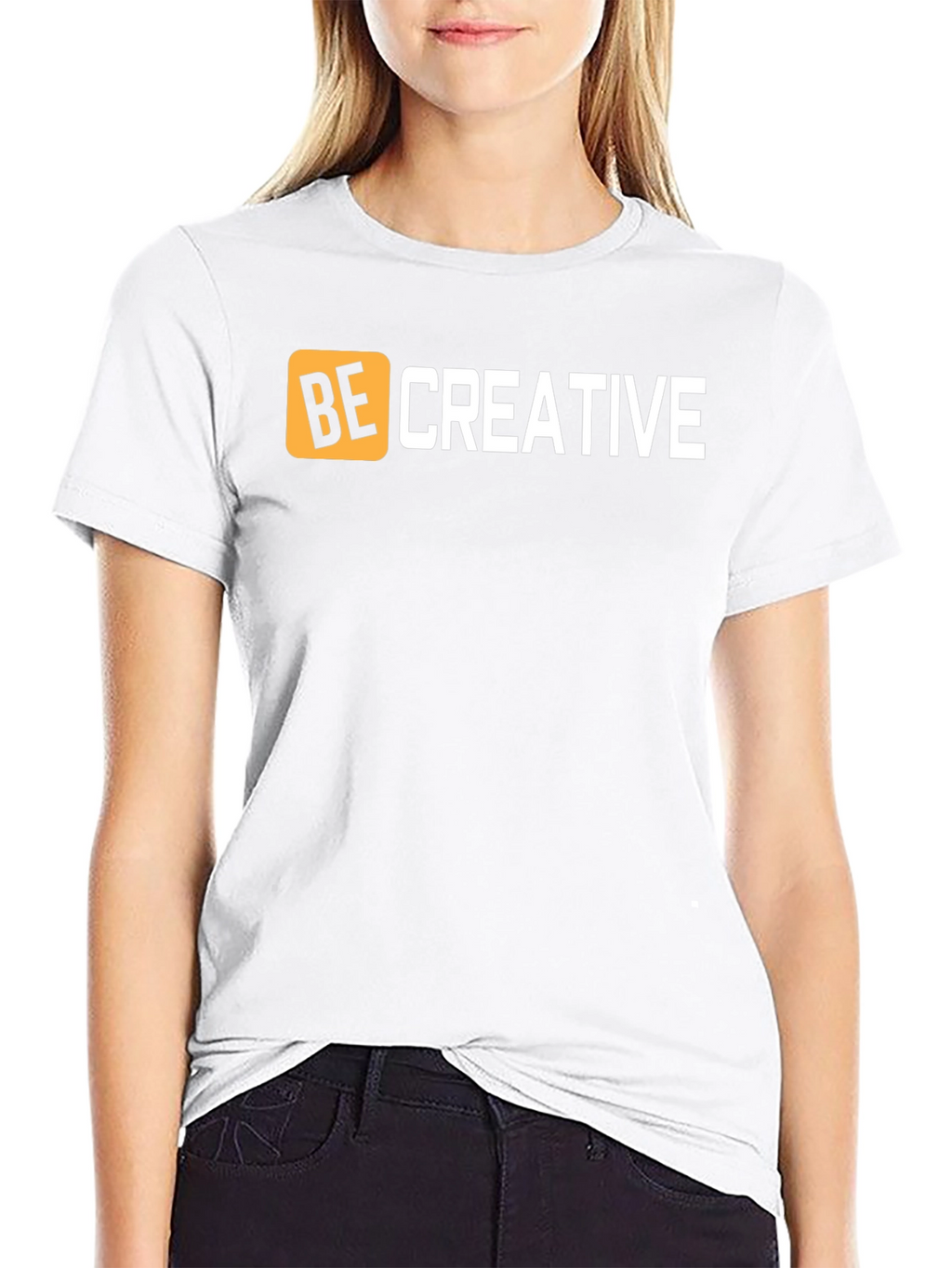 Be Creative Graphic Tee - Black