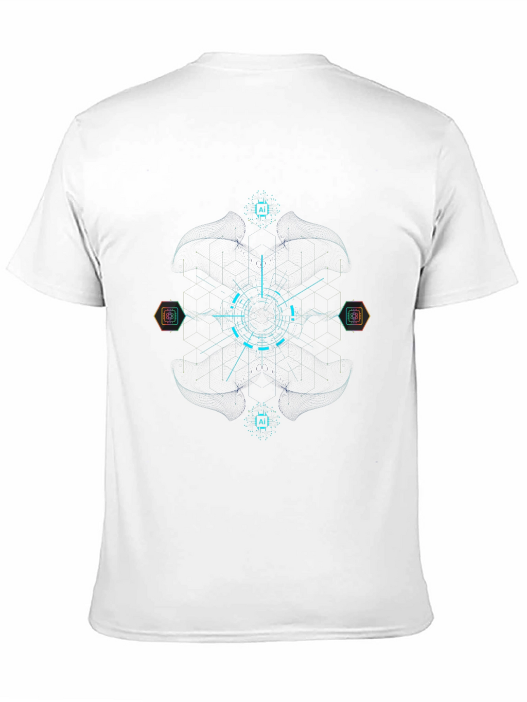 AI Circuitry T-Shirt - Tech Inspired Design