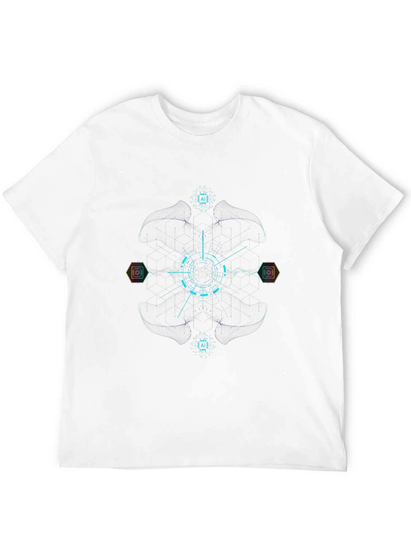 AI Circuitry T-Shirt - Tech Inspired Design