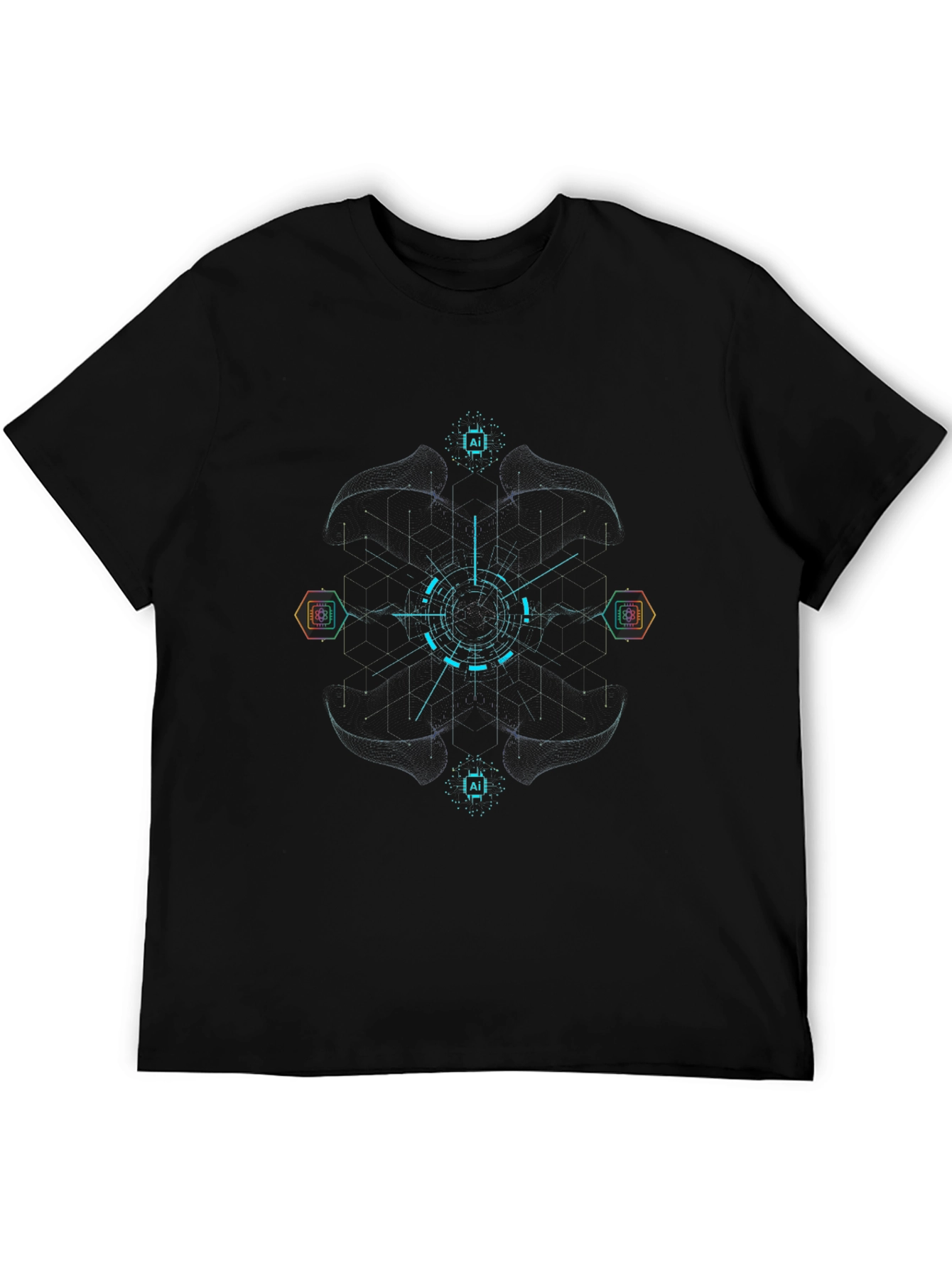 AI Circuitry T-Shirt - Tech Inspired Design