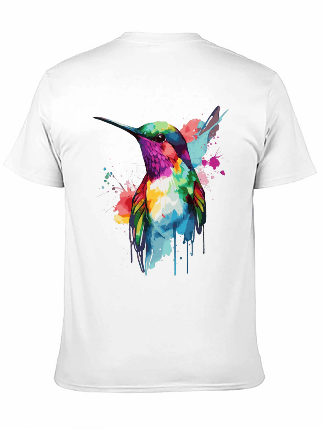 Hummingbird Watercolor Graphic T-Shirt