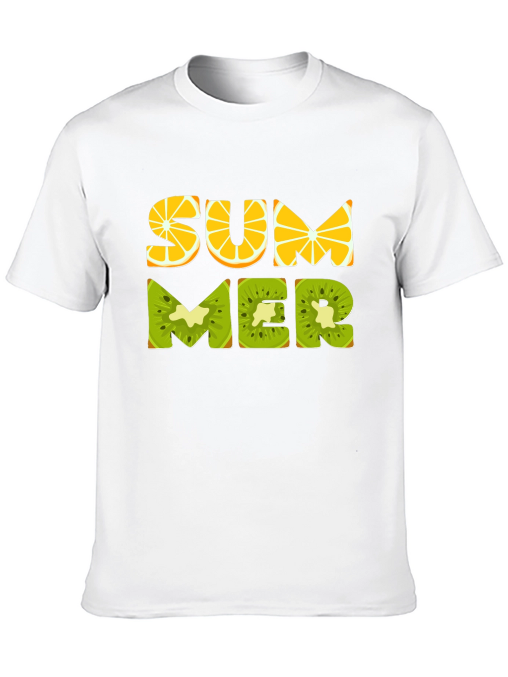 Summer Fruit T-Shirt - Black Graphic Tee