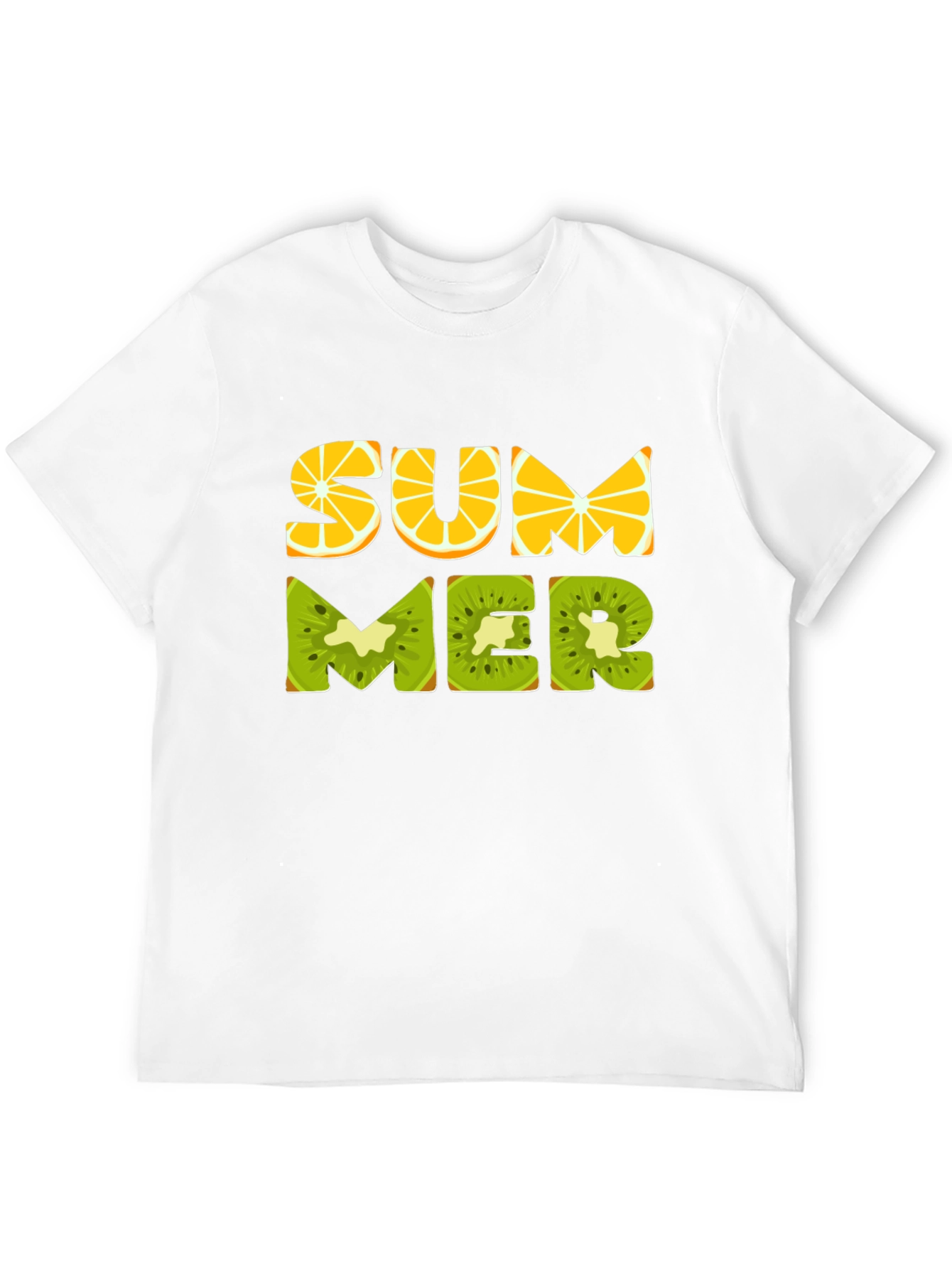 Summer Fruit T-Shirt - Black Graphic Tee