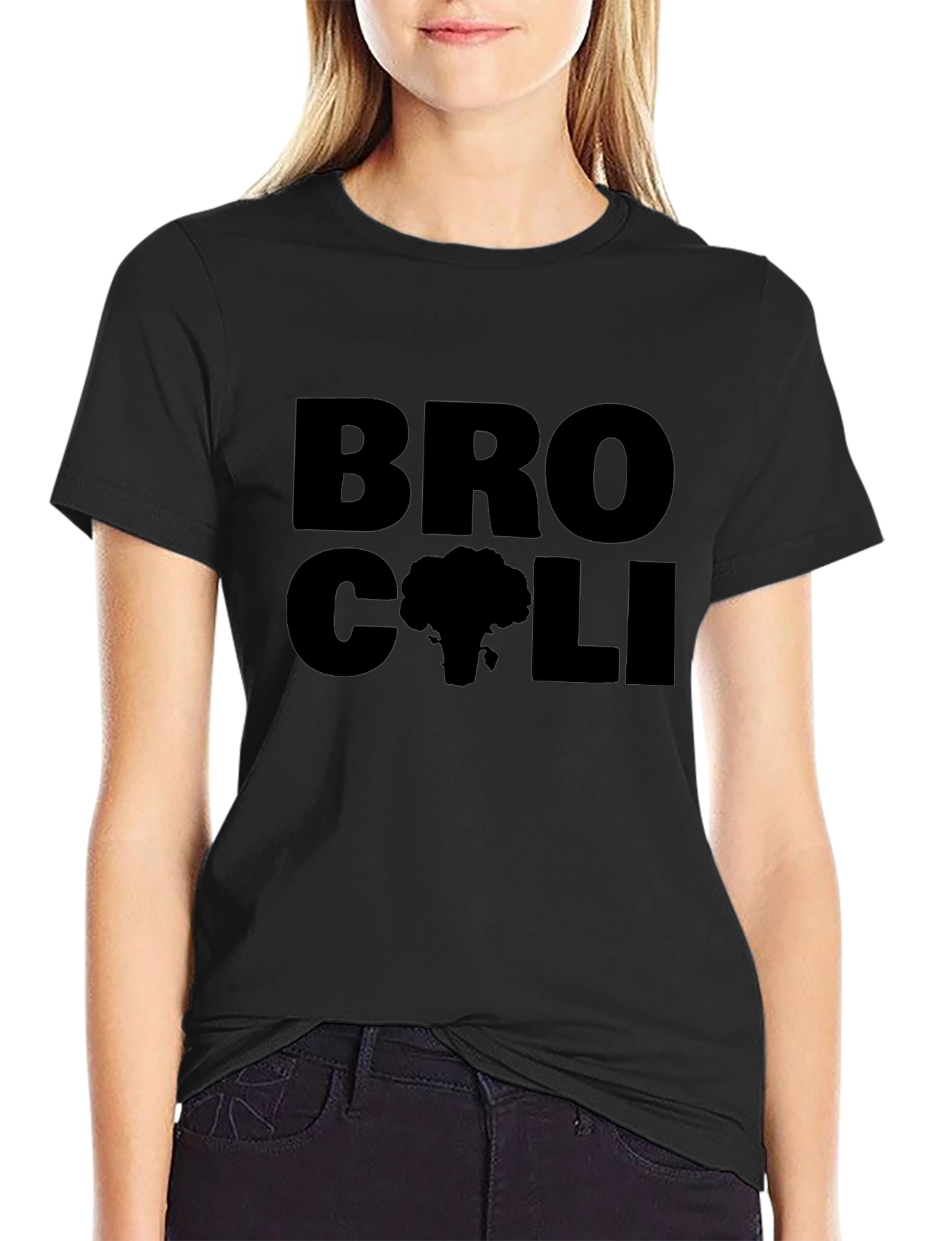 Bro-Coli Black Graphic Tee