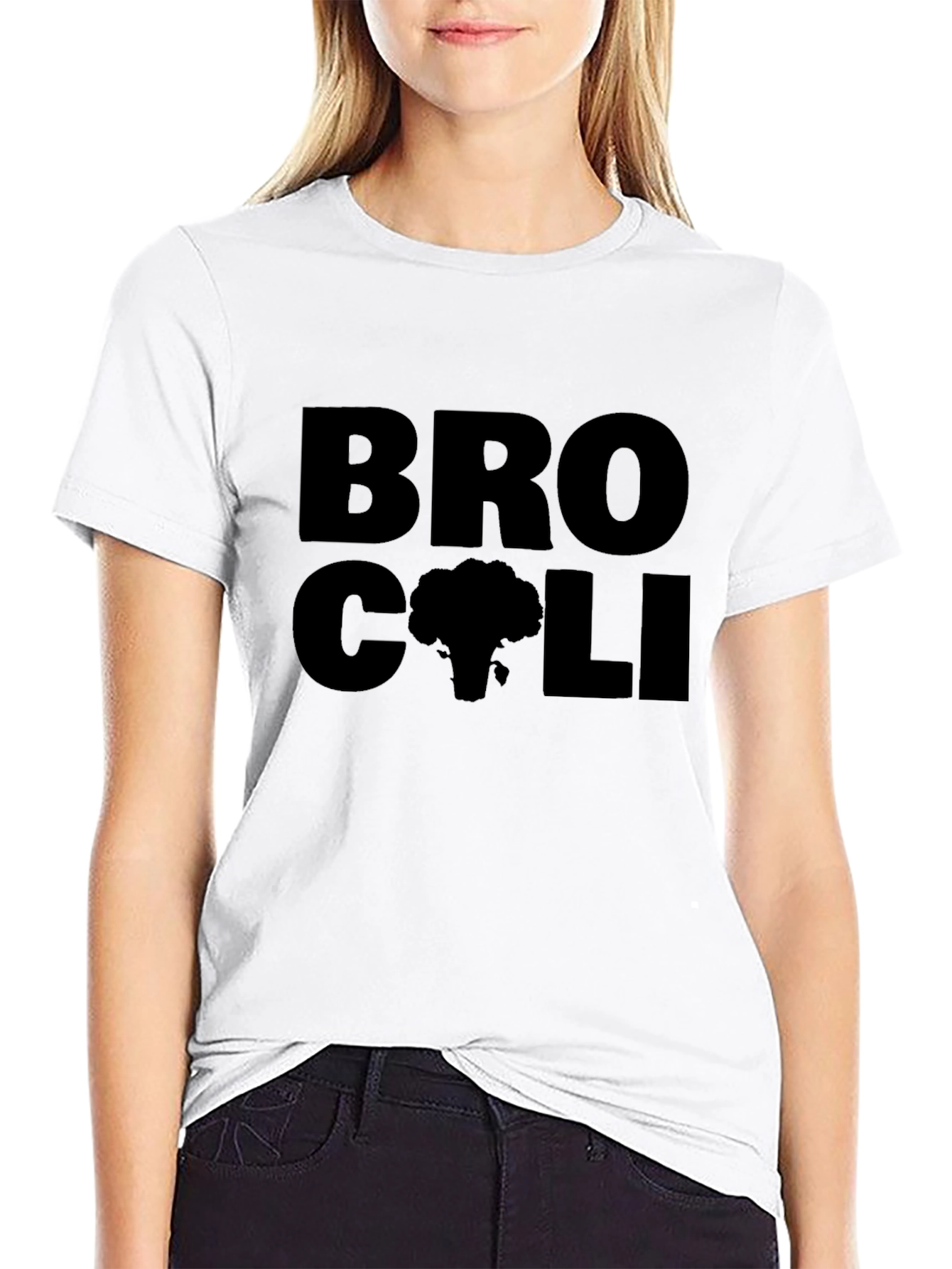 Bro-Coli Black Graphic Tee