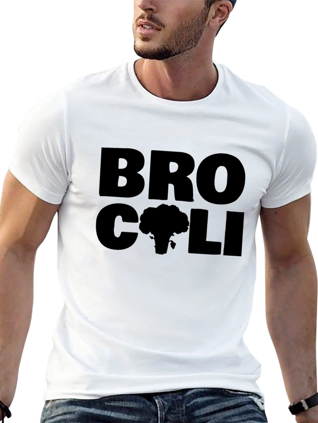 Bro-Coli Black Graphic Tee