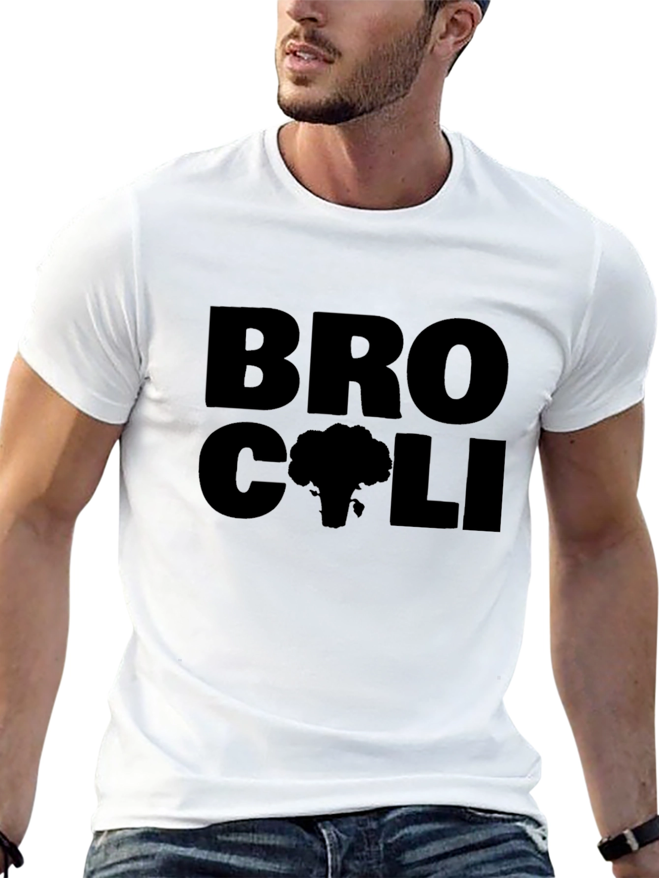 Bro-Coli Black Graphic Tee