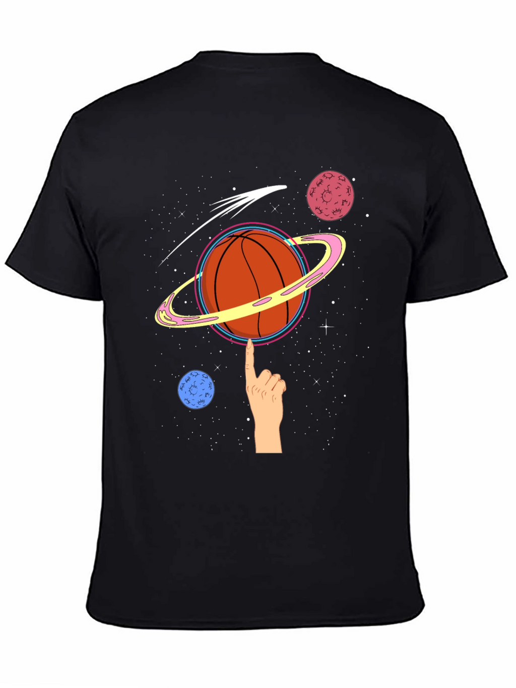 Space Basketball Graphic T-Shirt