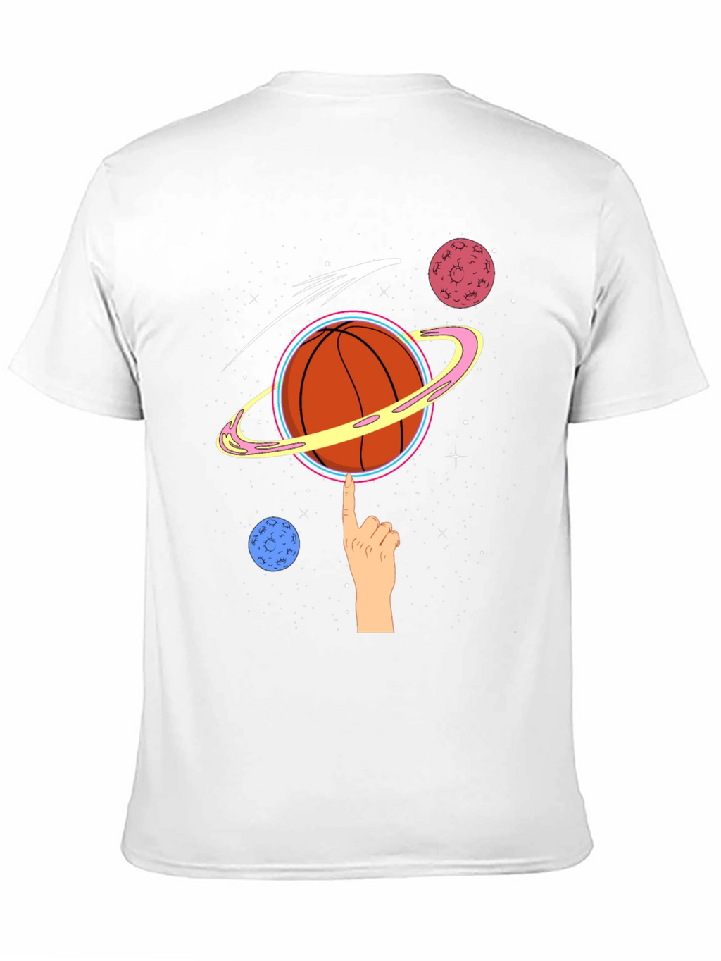Space Basketball Graphic T-Shirt