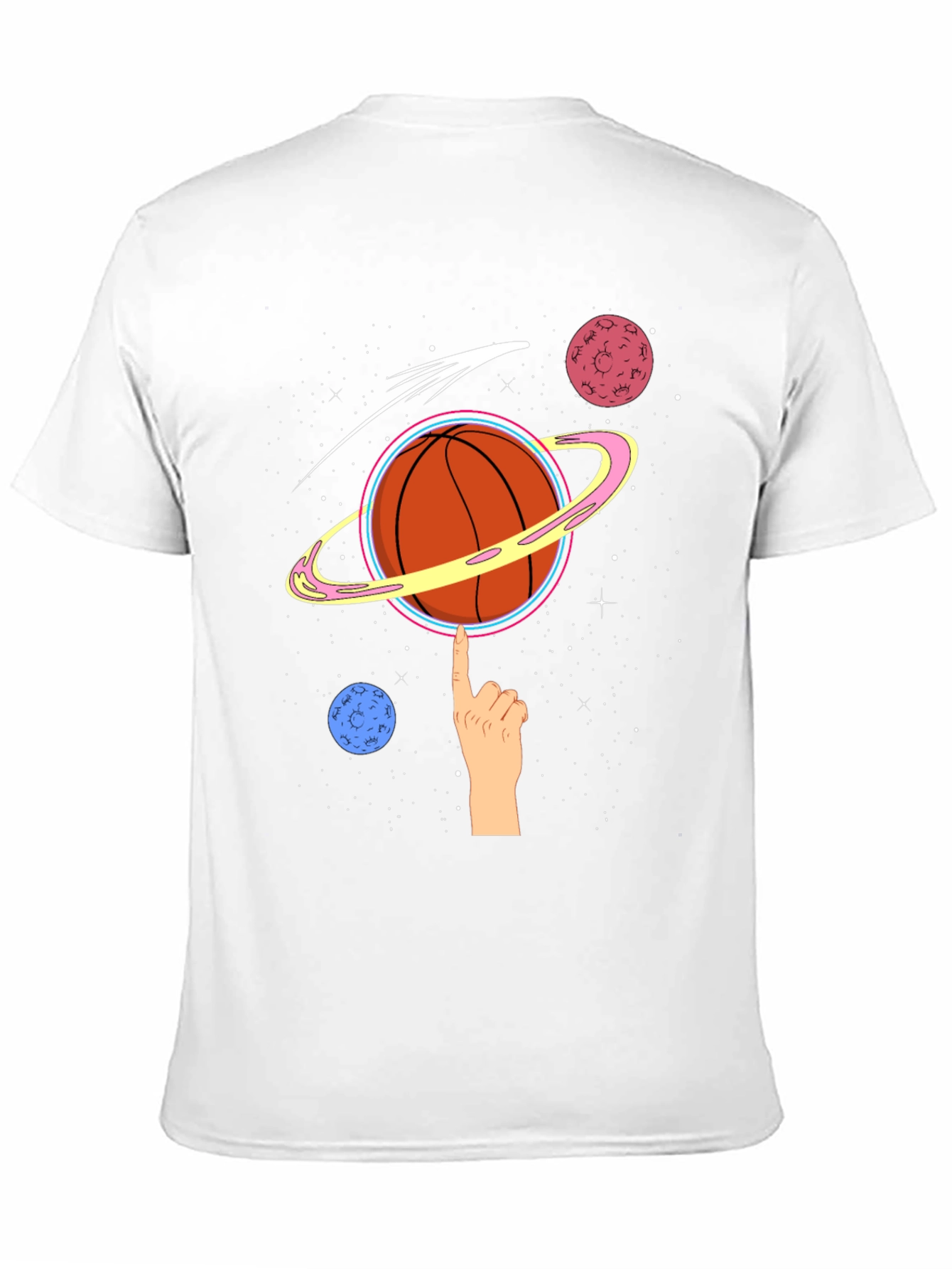 Space Basketball Graphic T-Shirt