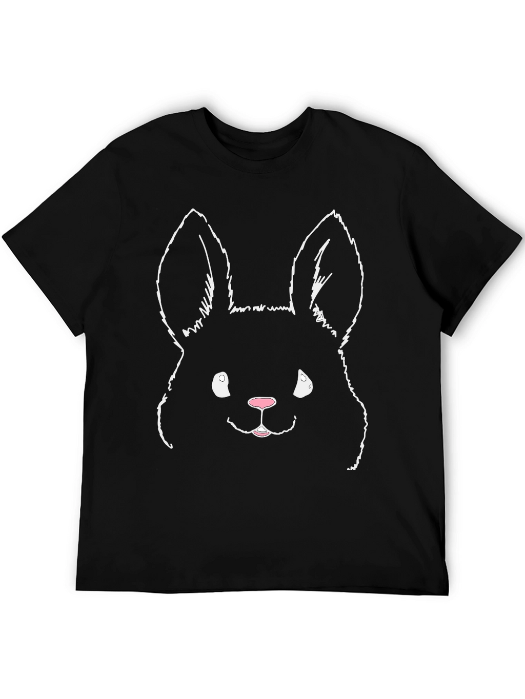 Bunny Graphic T-Shirt - Black