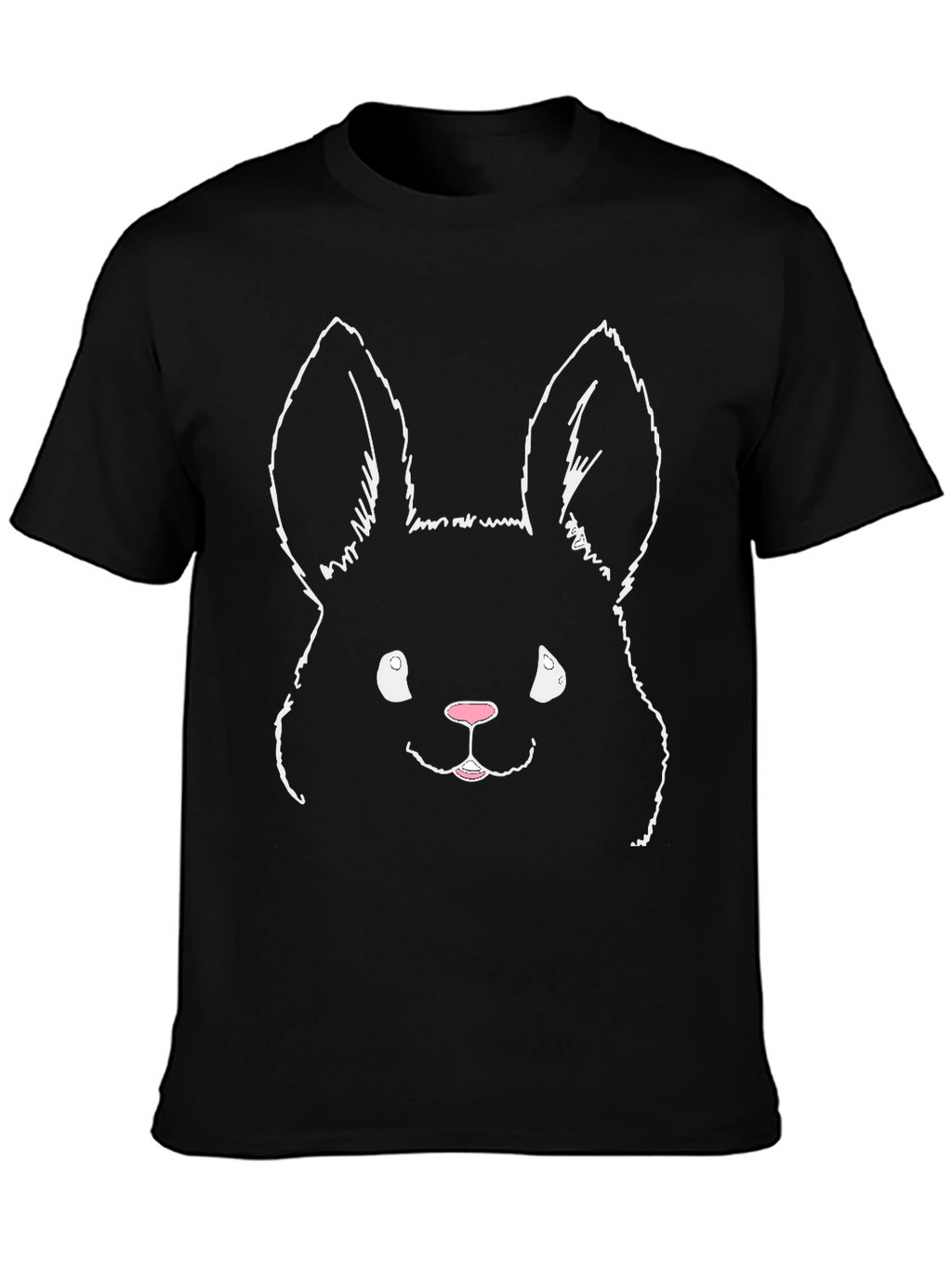 Bunny Graphic T-Shirt - Black