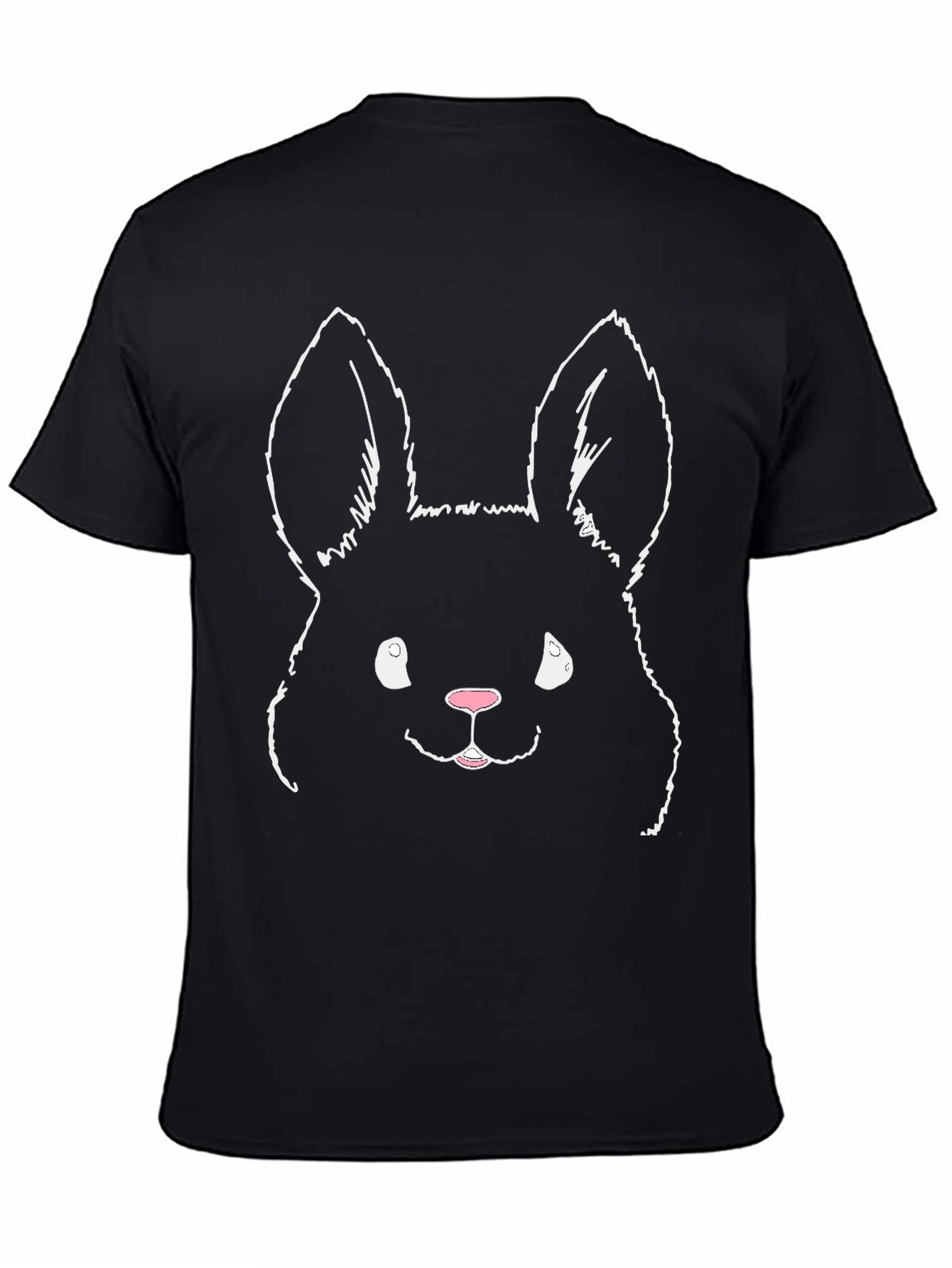Bunny Graphic T-Shirt - Black