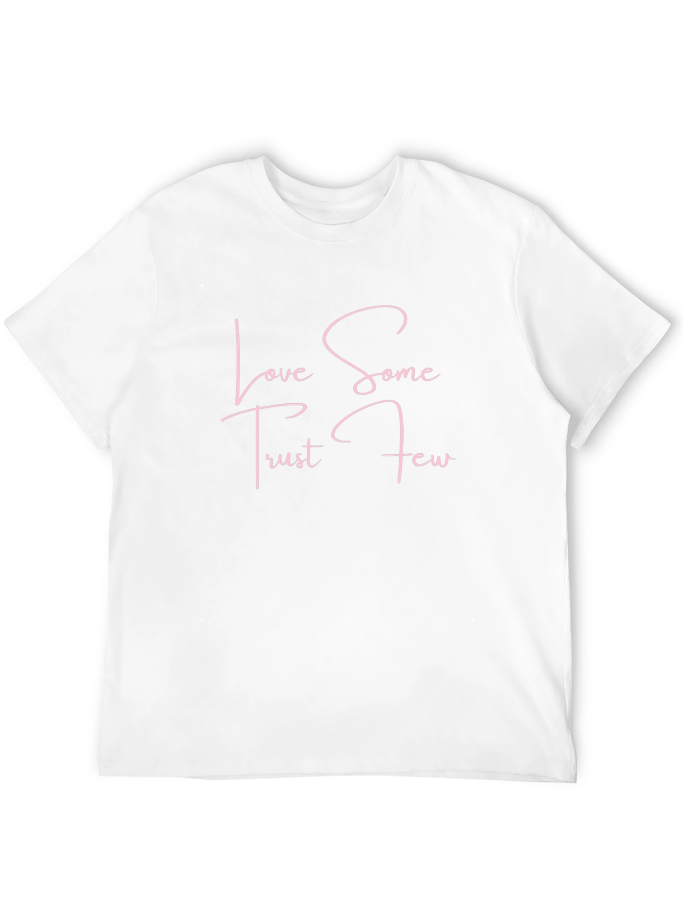 Love Some Trust Few Black Graphic Tee